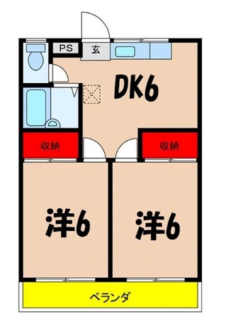 セピアマンションの物件間取画像